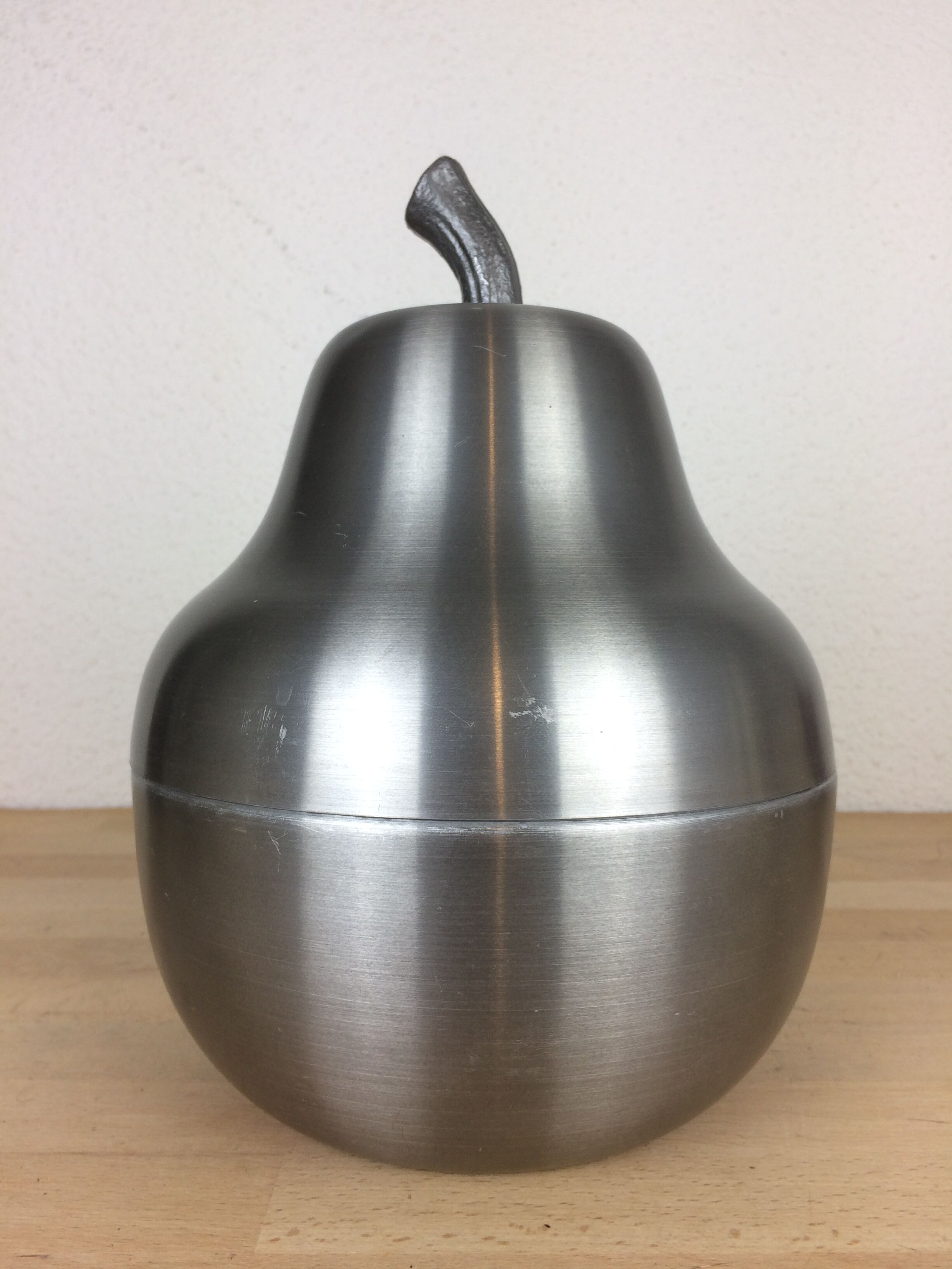 70s aluminum pear ice bucket