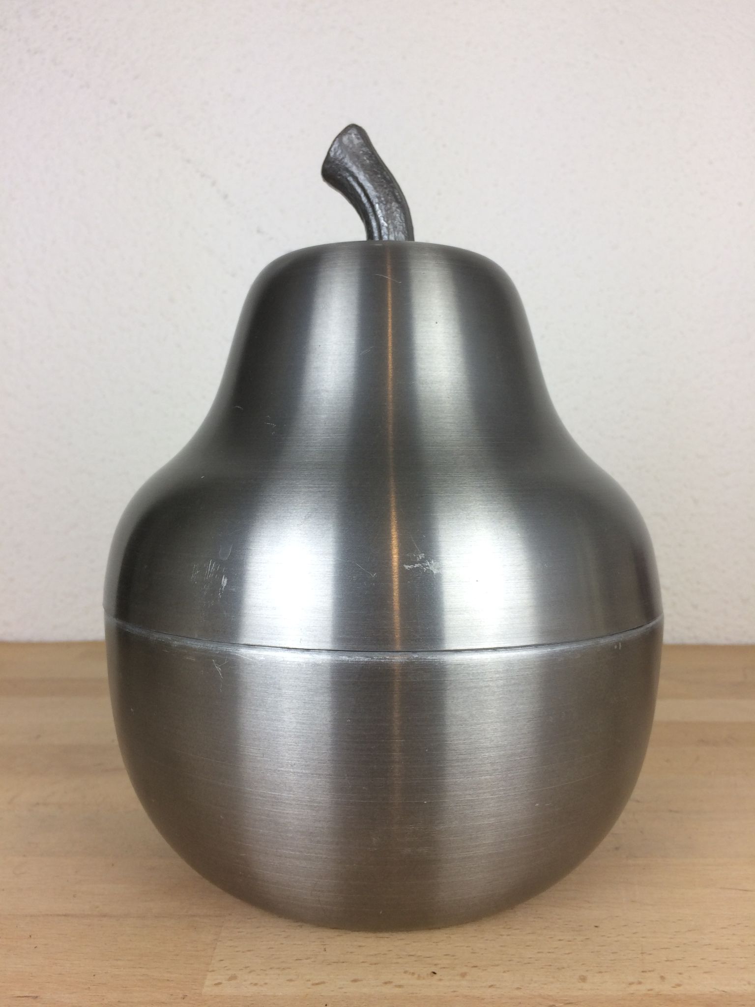70s aluminum pear ice bucket
