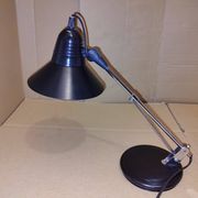 Lampe de bureau noir Aluminor années 80