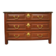 Painted Louis XIV commode with faux marble top.