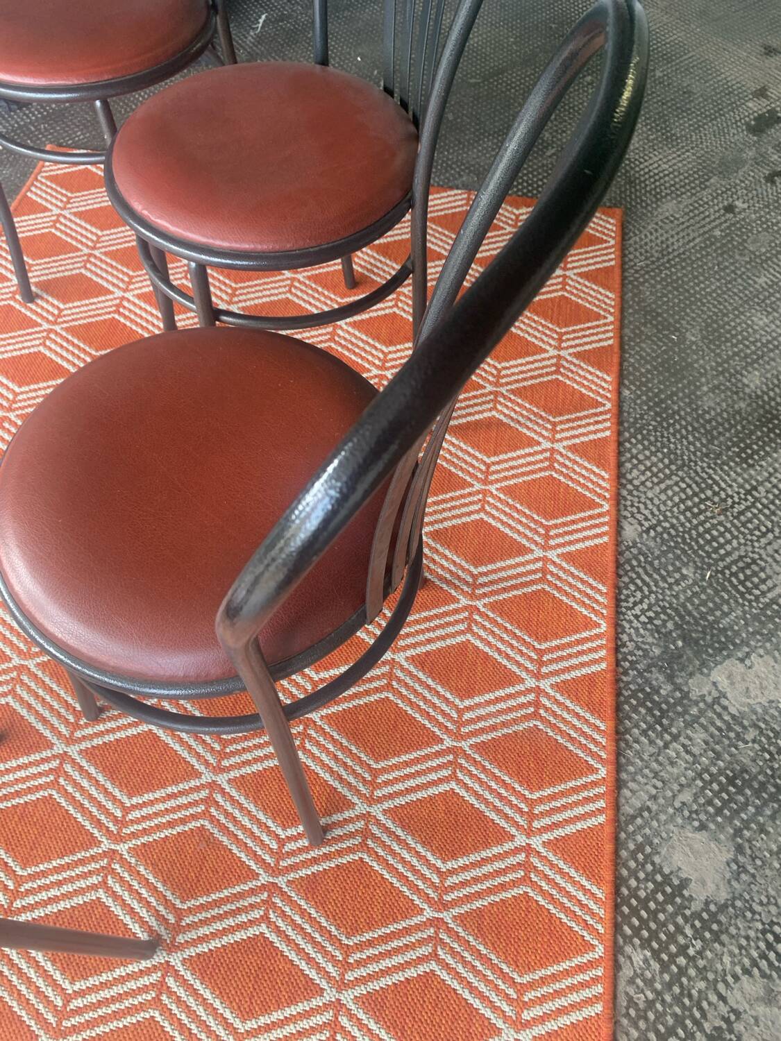 Set of 4 luxury bistro chairs Rodet
