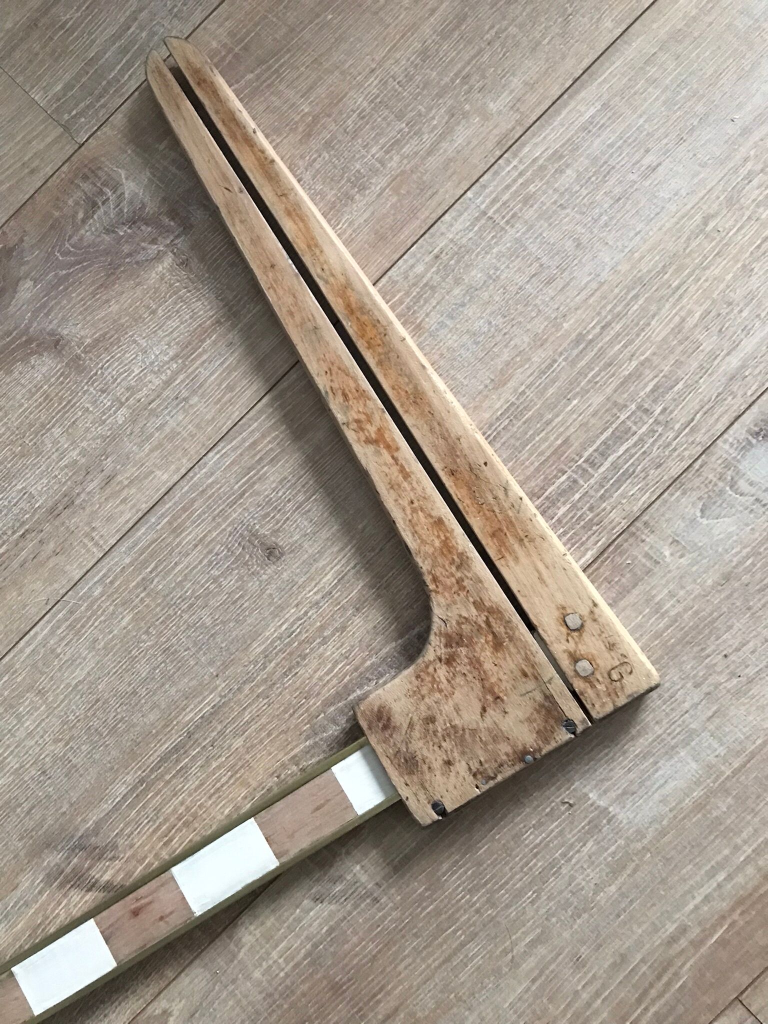 Forest compass in wood and brass