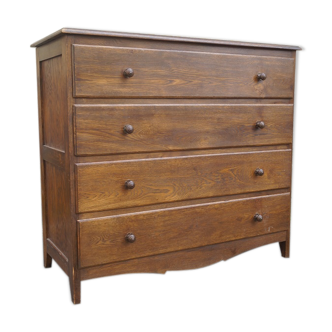 Chest of drawers in solid wood 1950