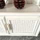 Rattan wall shelf