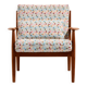 Fauteuil FD118 en teck par Grete Jalk pour France & Søn
