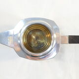 Silver metal coffee / tea service art deco 3 pieces