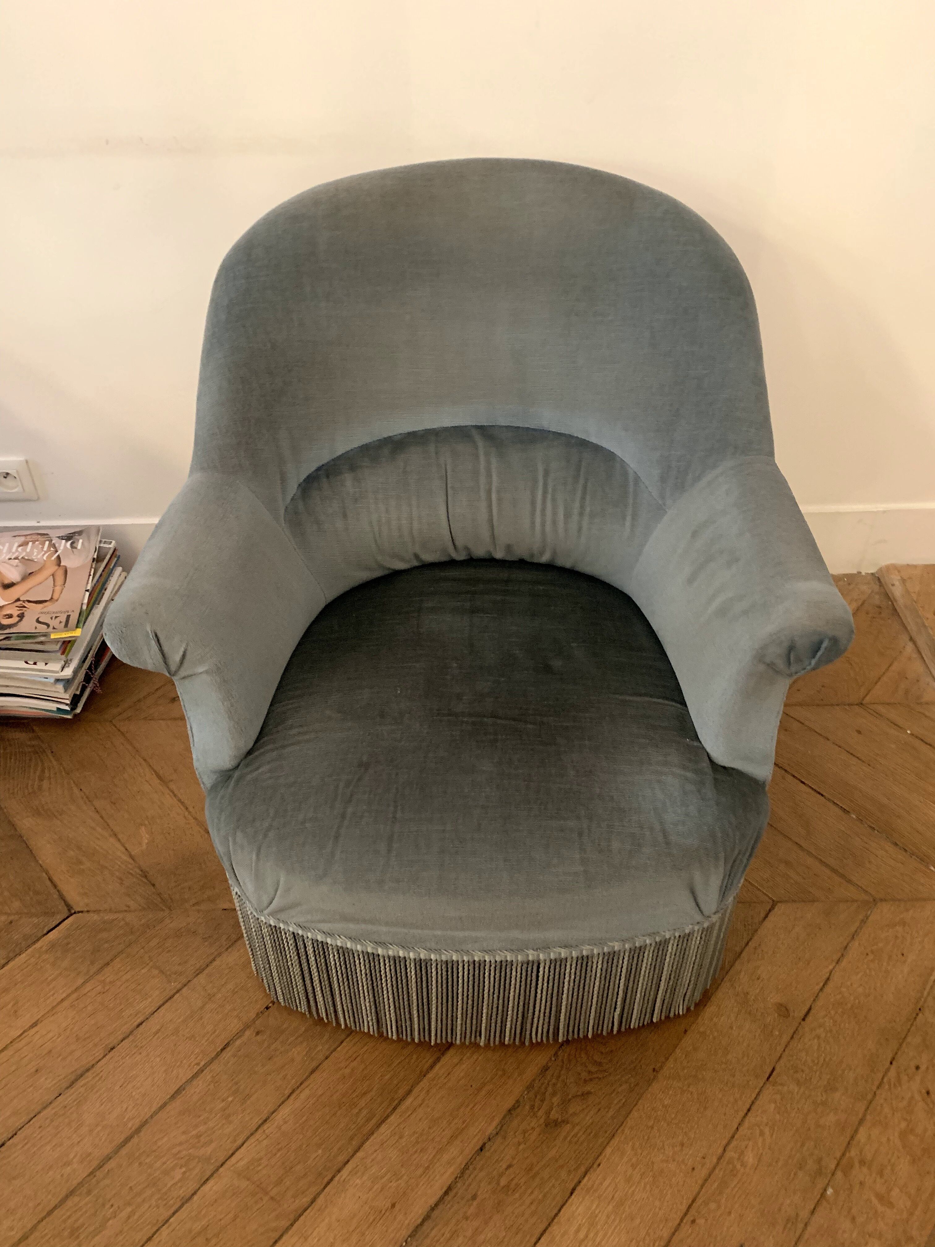 Duo de fauteuils crapauds