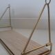 Brass shelf