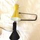 Light fixture, metal wall sconce, 1960s