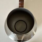 Rémy Letang stainless steel teapot, vintage design, 60s and 70s