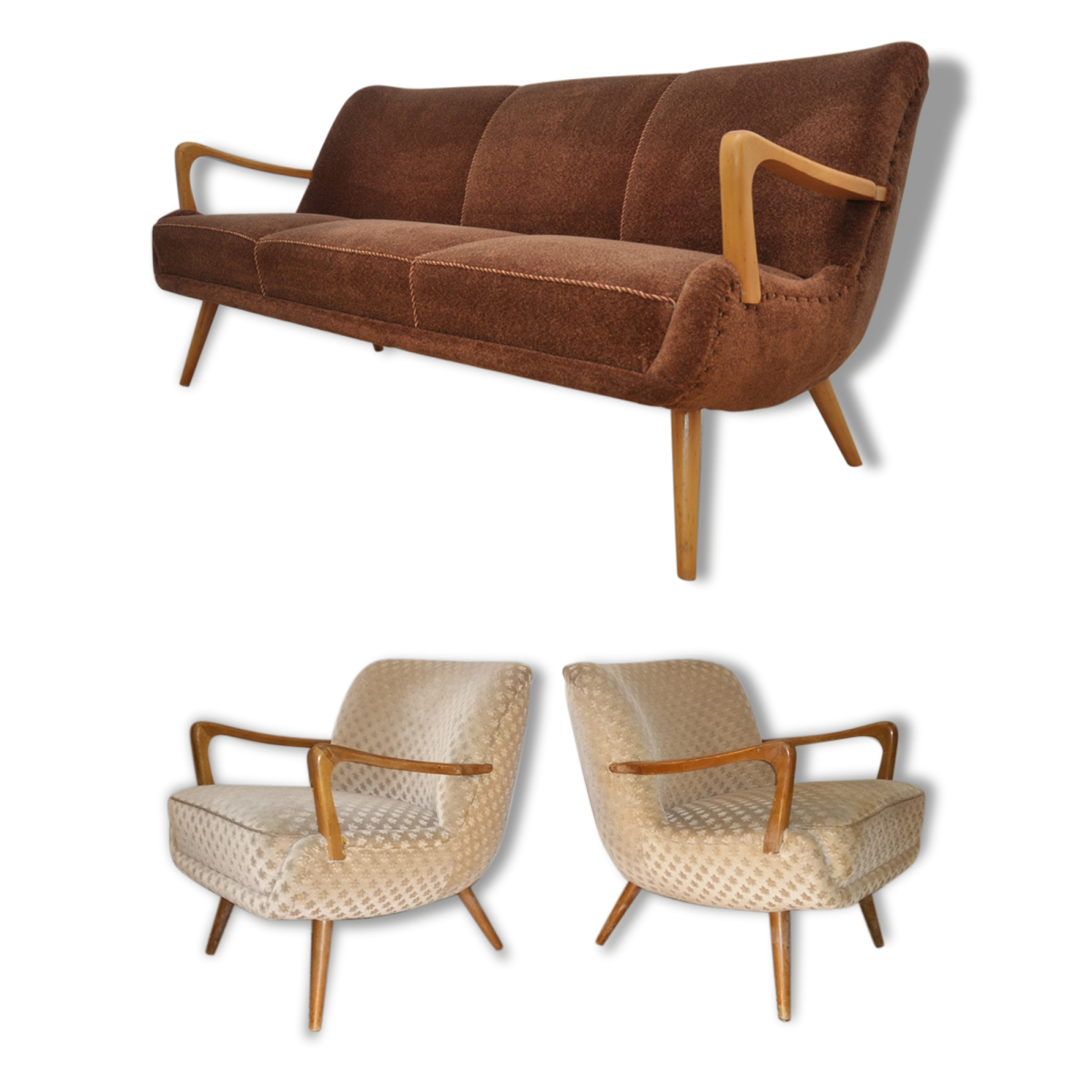 Chair Scandinavian cocktail design 50s 60s