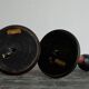 Pair of hand-painted table lamps H. Steinpatz Amsterdam School 1920