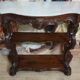 Console Italienne époque Charles X en acajou