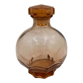 Pink glass shot decanter