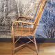 Fauteuil rotin 1930-50