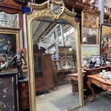 Large antique castle mirror