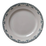 Ancien grand plat terre de fer Parmentier Salins