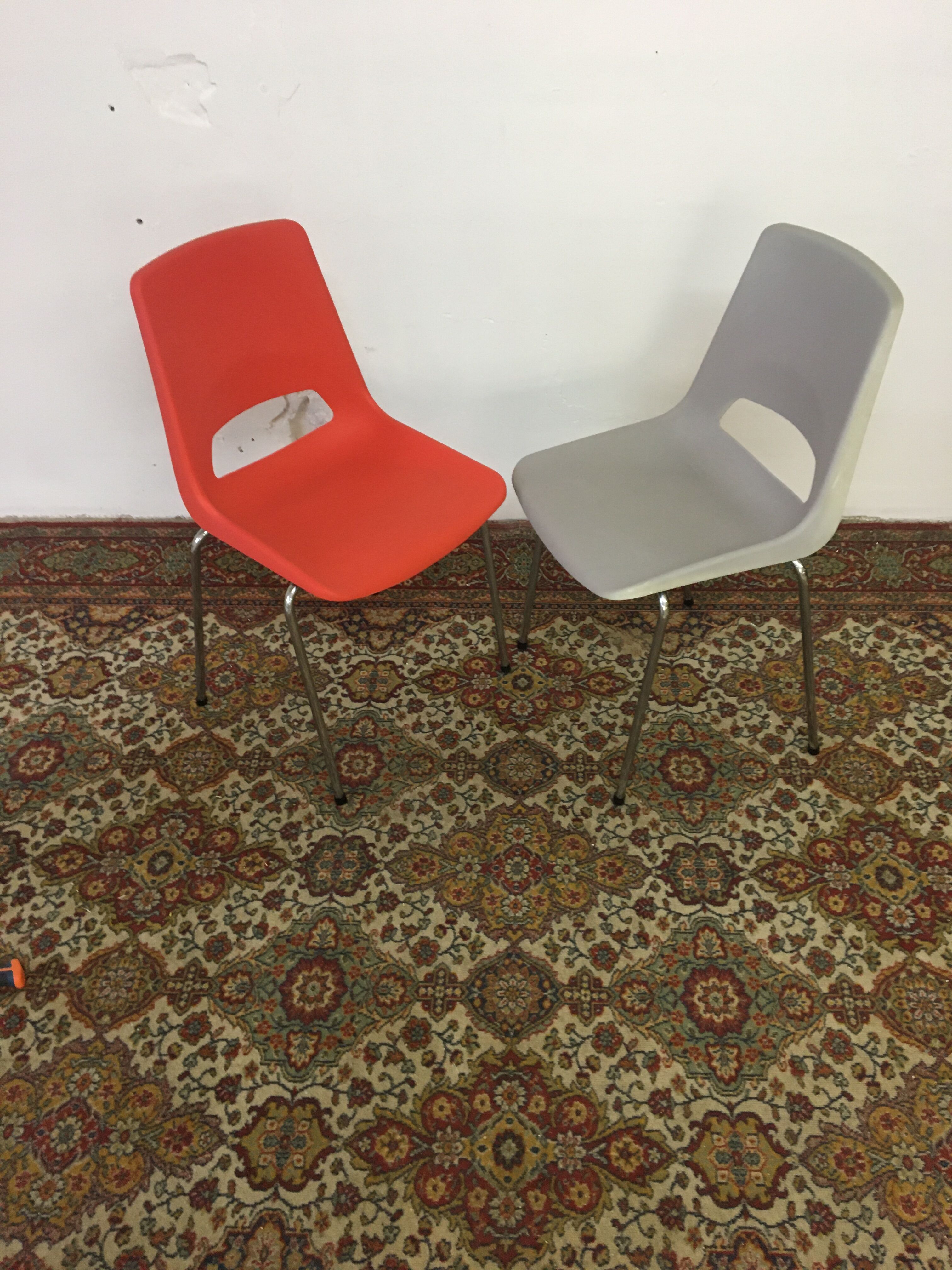 Pair of vintage Grosfillex chairs