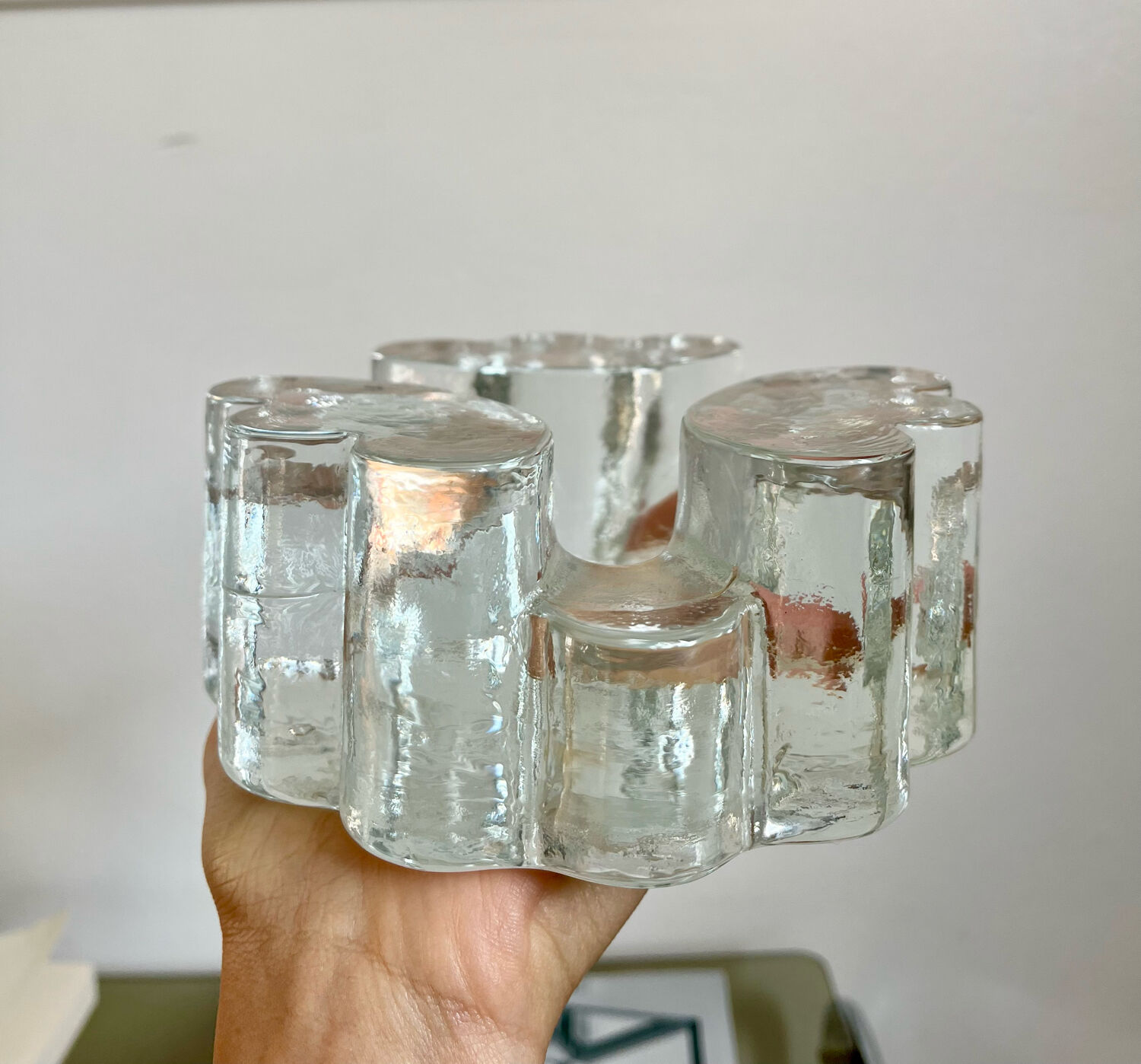 Solid glass paperweight