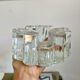 Solid glass paperweight