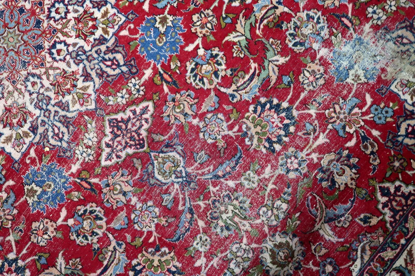 Antique Persian Tabriz handmade rug 309 x 404 cm 1900s - 1C1209