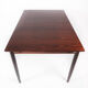 Dining table in rosewood with extension plates, designed by Arne Vodder, 1960s