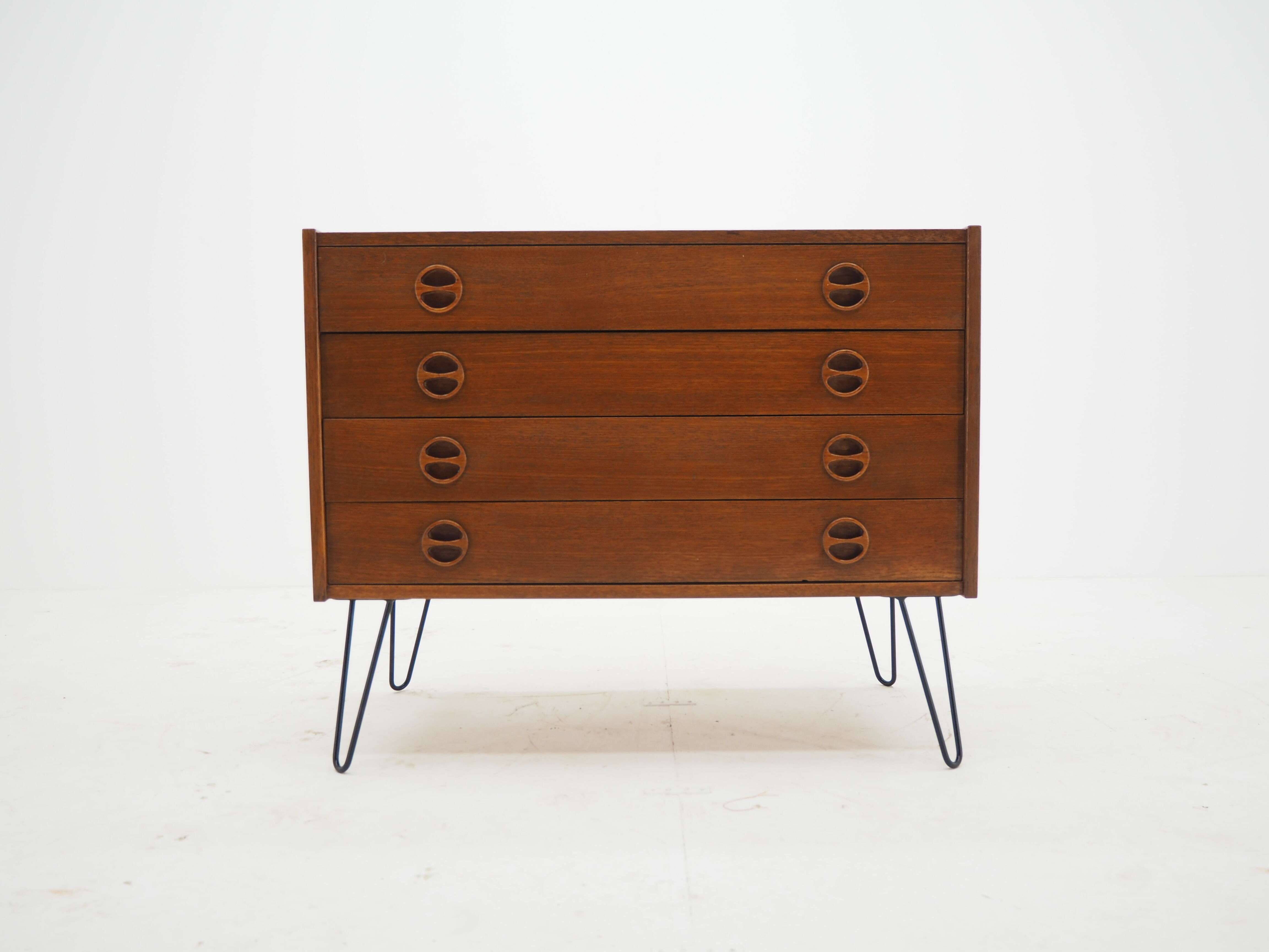 1960s Upcycled Teak Chest of Drawers, Denmark