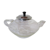 Théière en verre soufflé ancienne