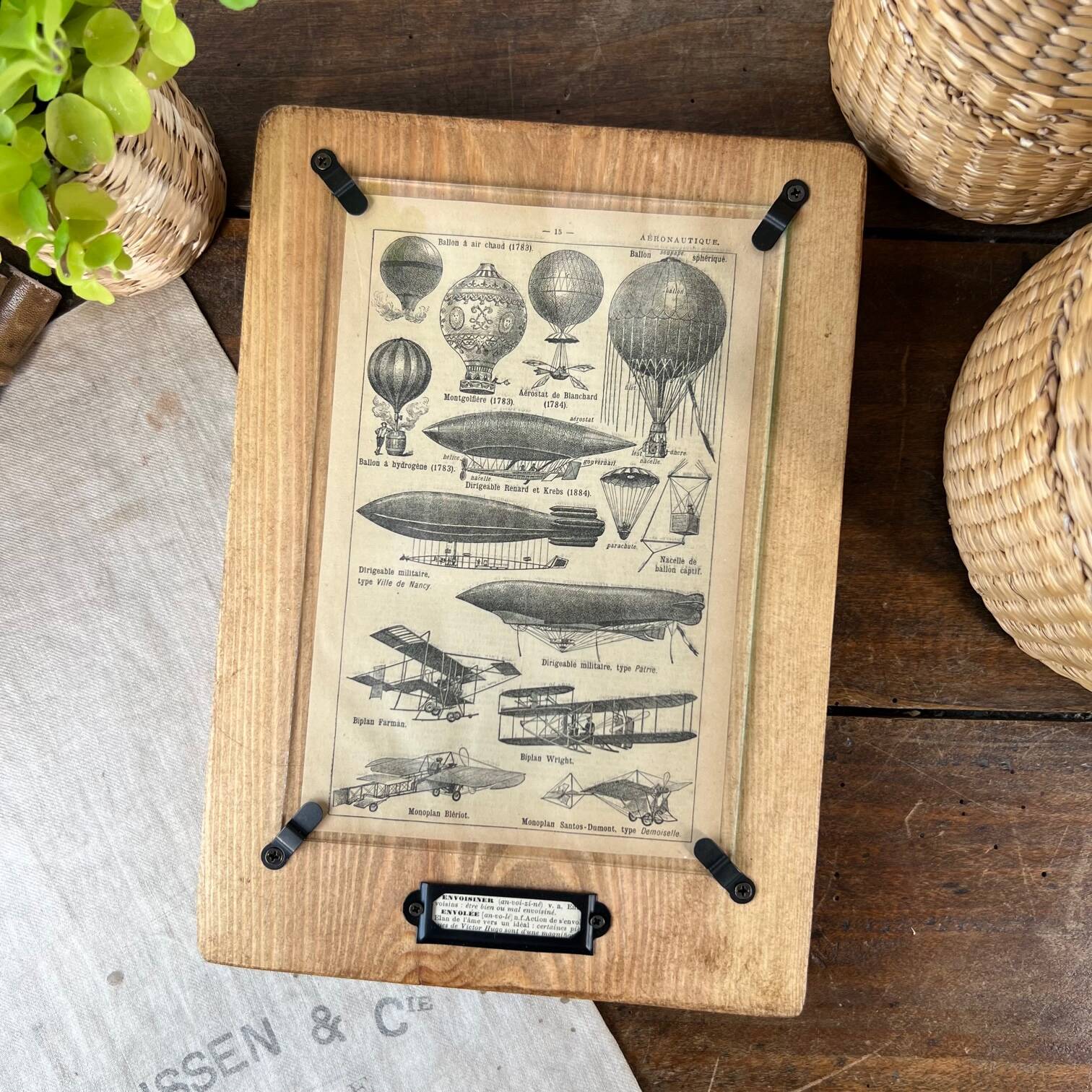 Illustrated Larousse board 1916 • “Aeronautics”