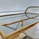 Desserte de bar pliante "Hollywood Regency"-Design Italien