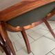 Antique armchair, Restoration style, swan neck