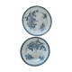 Lot 2 assiettes plates terre de fer