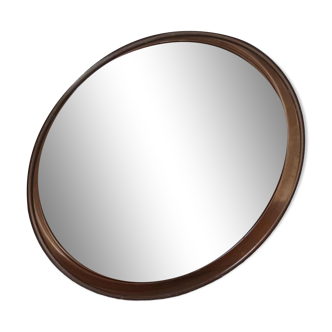 Round mirror syla 40 cm vintage old smoked plexiglass