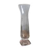 Rosé glass soliflor vase