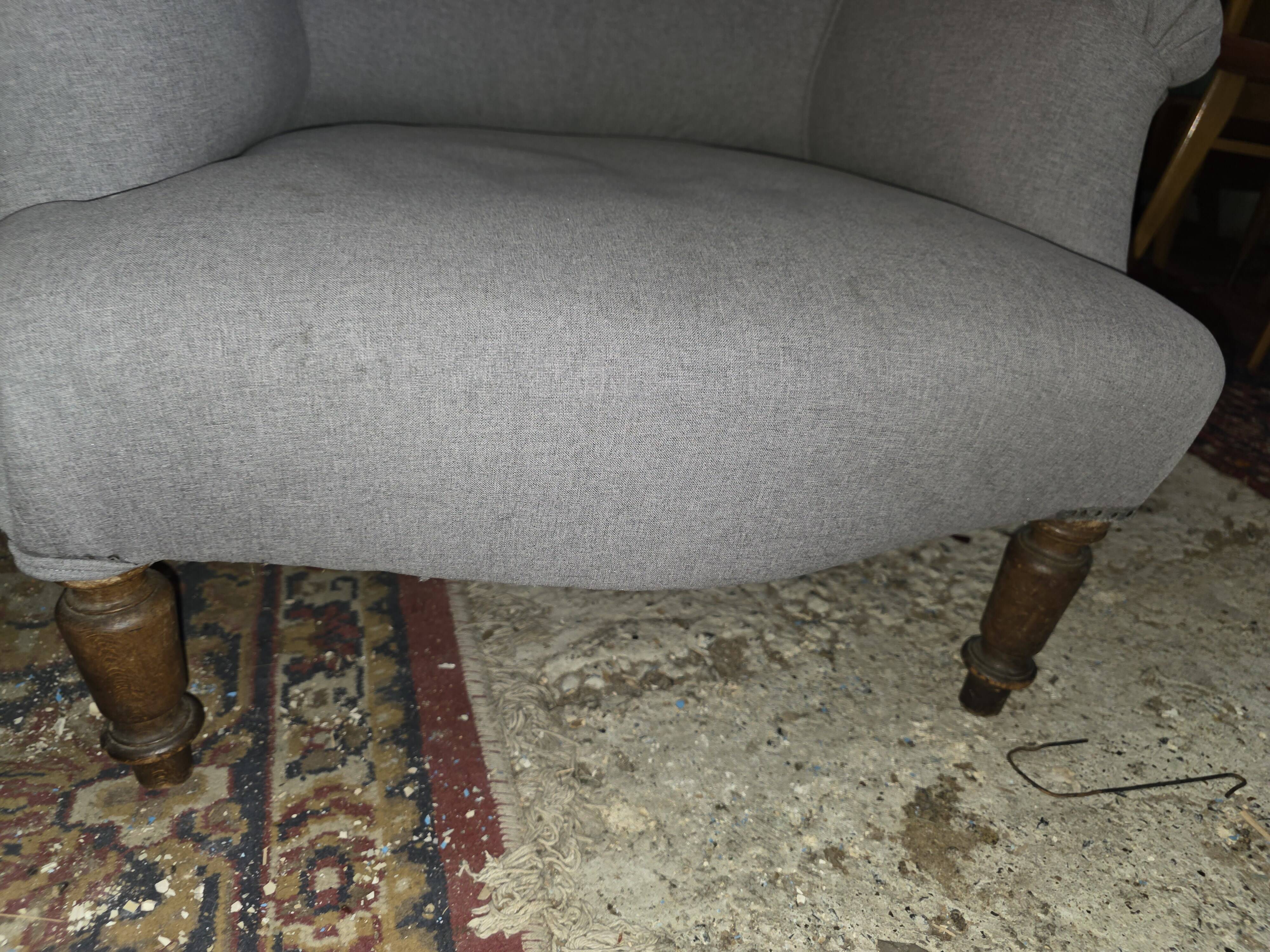Paire de fauteuils crapaud Napoléon III