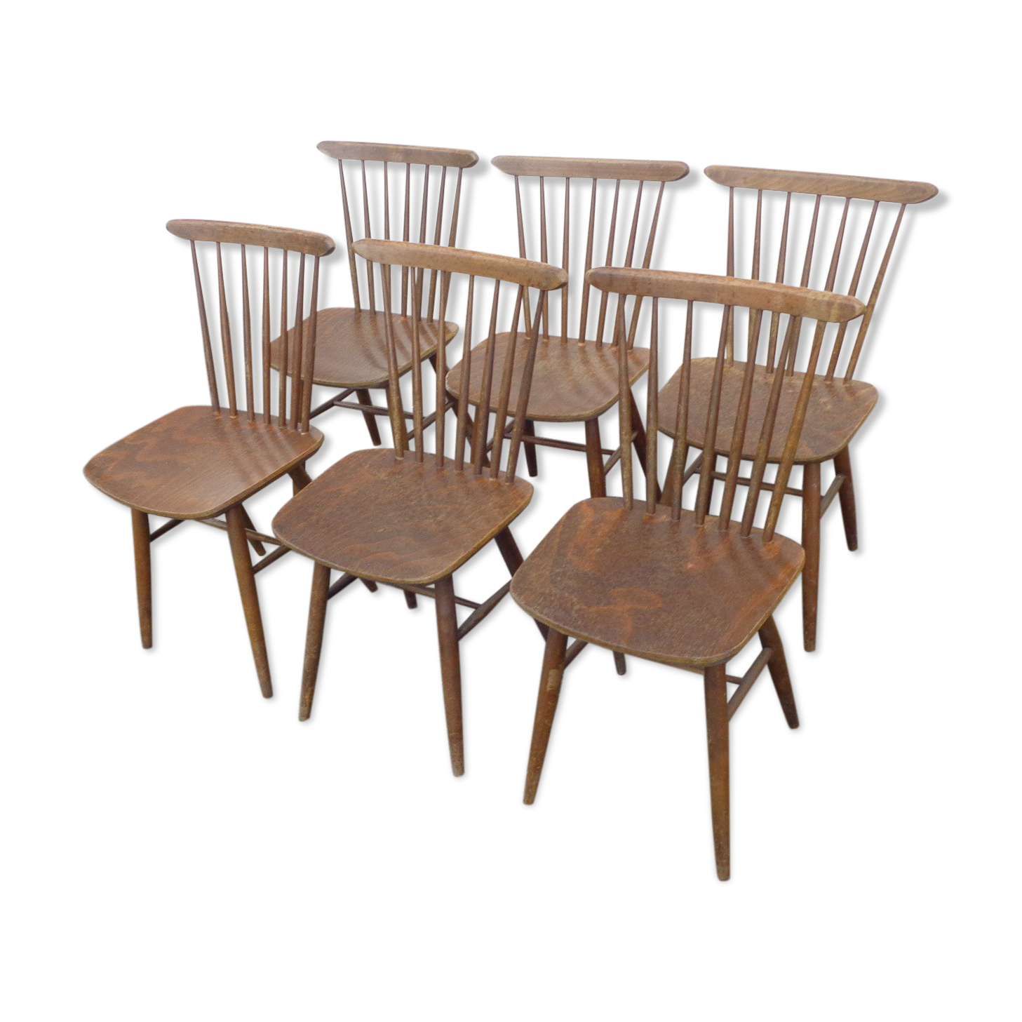 Set of 6 vintage chairs