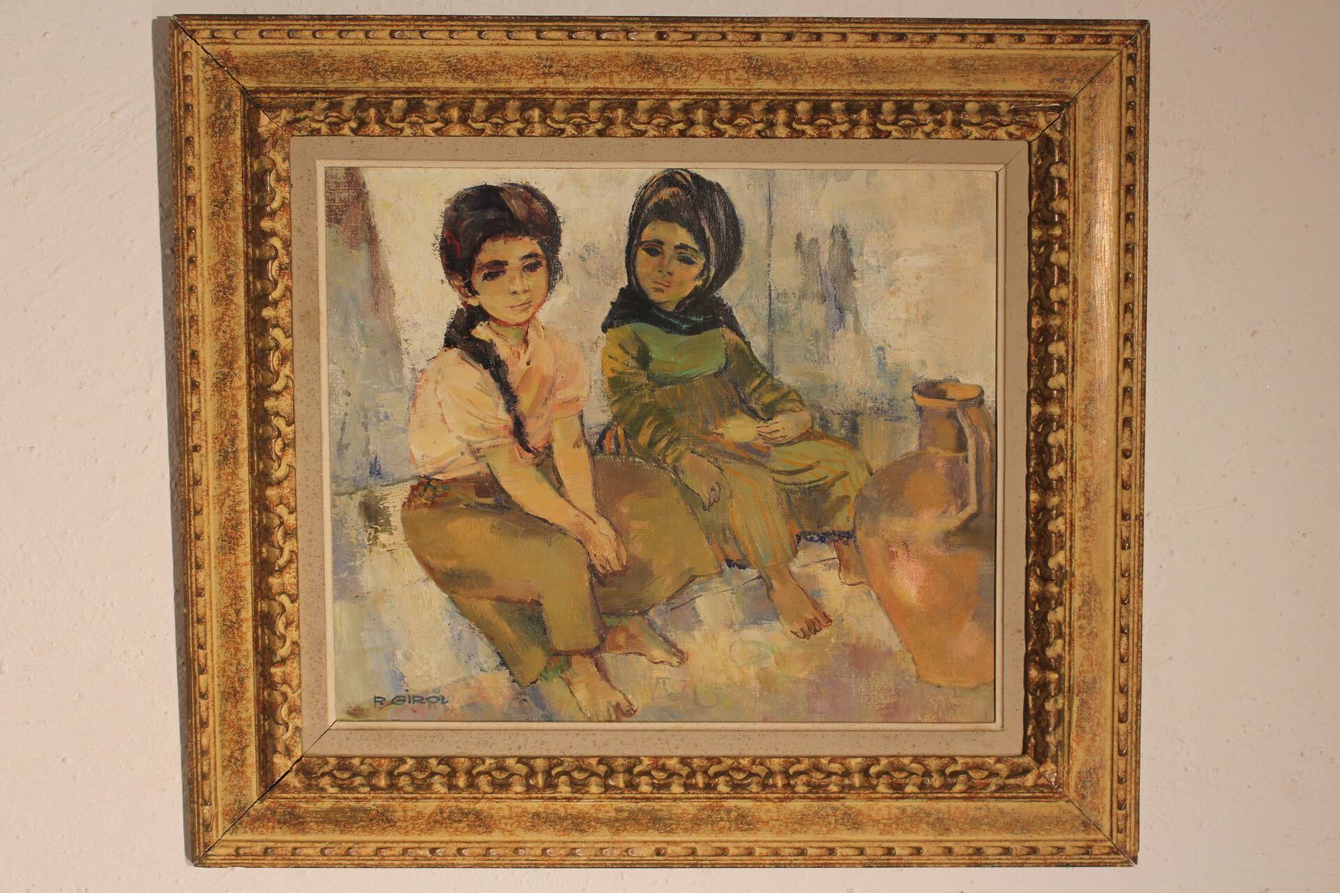 Painting by P. Girol