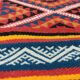 Multicolored Berber kilim rugs woven hands in natural wool