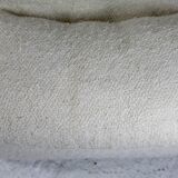 Chair "Space Age" in unbleached wool, France, circa 1970