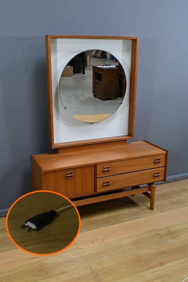Coiffeuse Scandinave en Teck – 1960