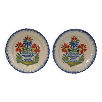 Auvillar porcelain dessert plate service