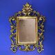 Small Rococo Baroque style mirror by Roberta Wood vintage 50/60