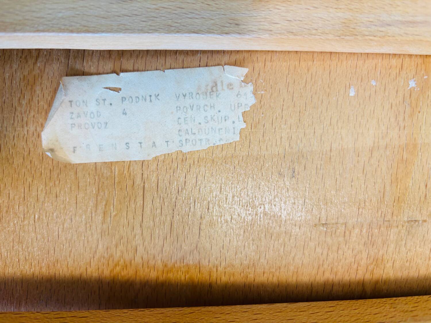 Vintage Ottoman  by Ton, Czechoslovakia 1970’s