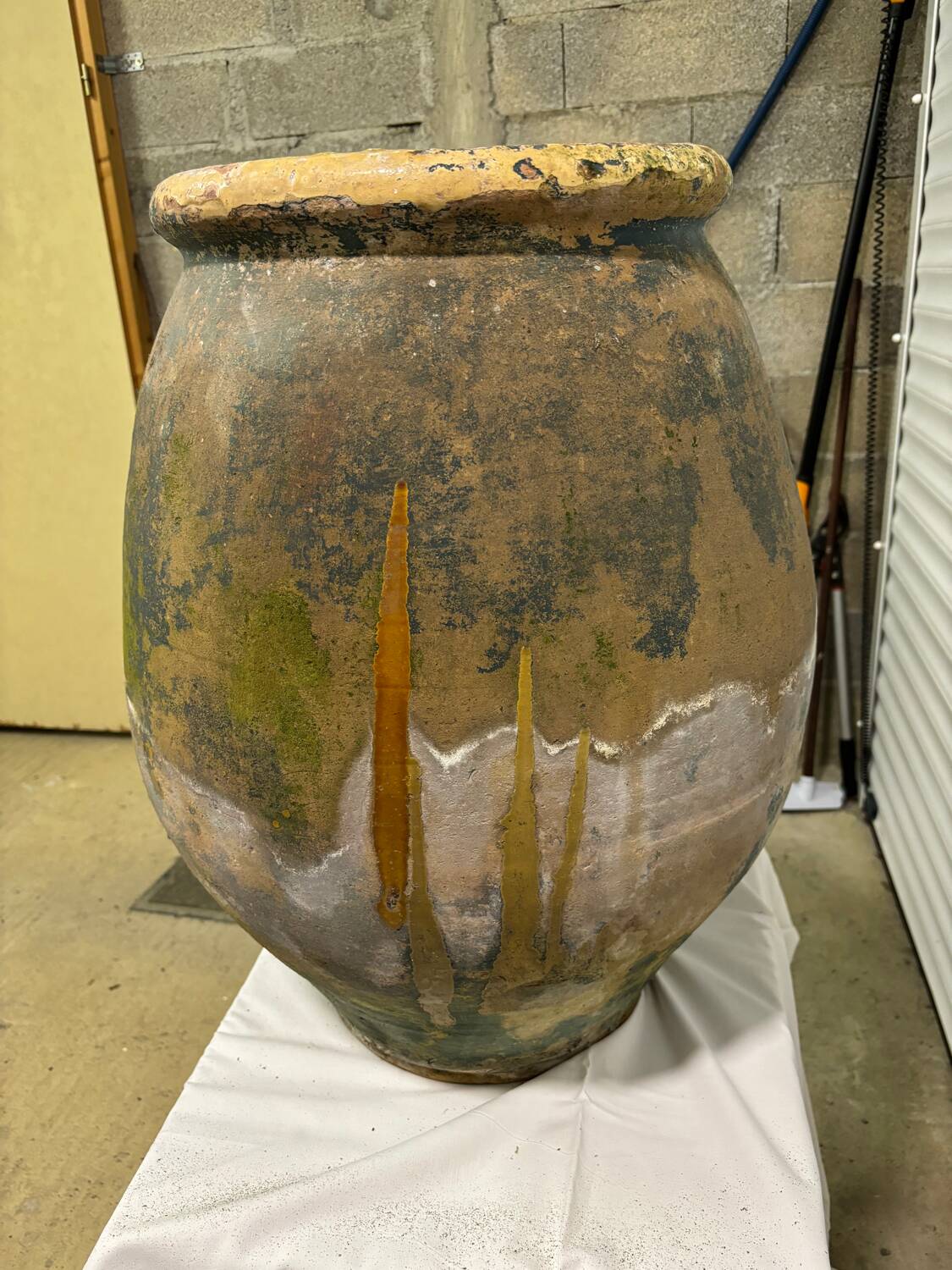 Large terracotta Biot jar
