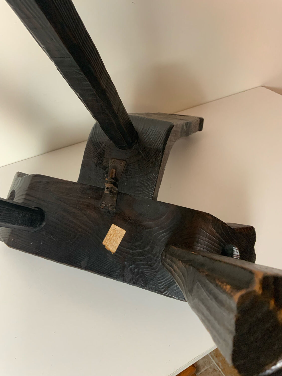 Brutalist pair of chairs