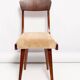 Mid-Century Gazelle beige chair in wood, Europe, 1960s