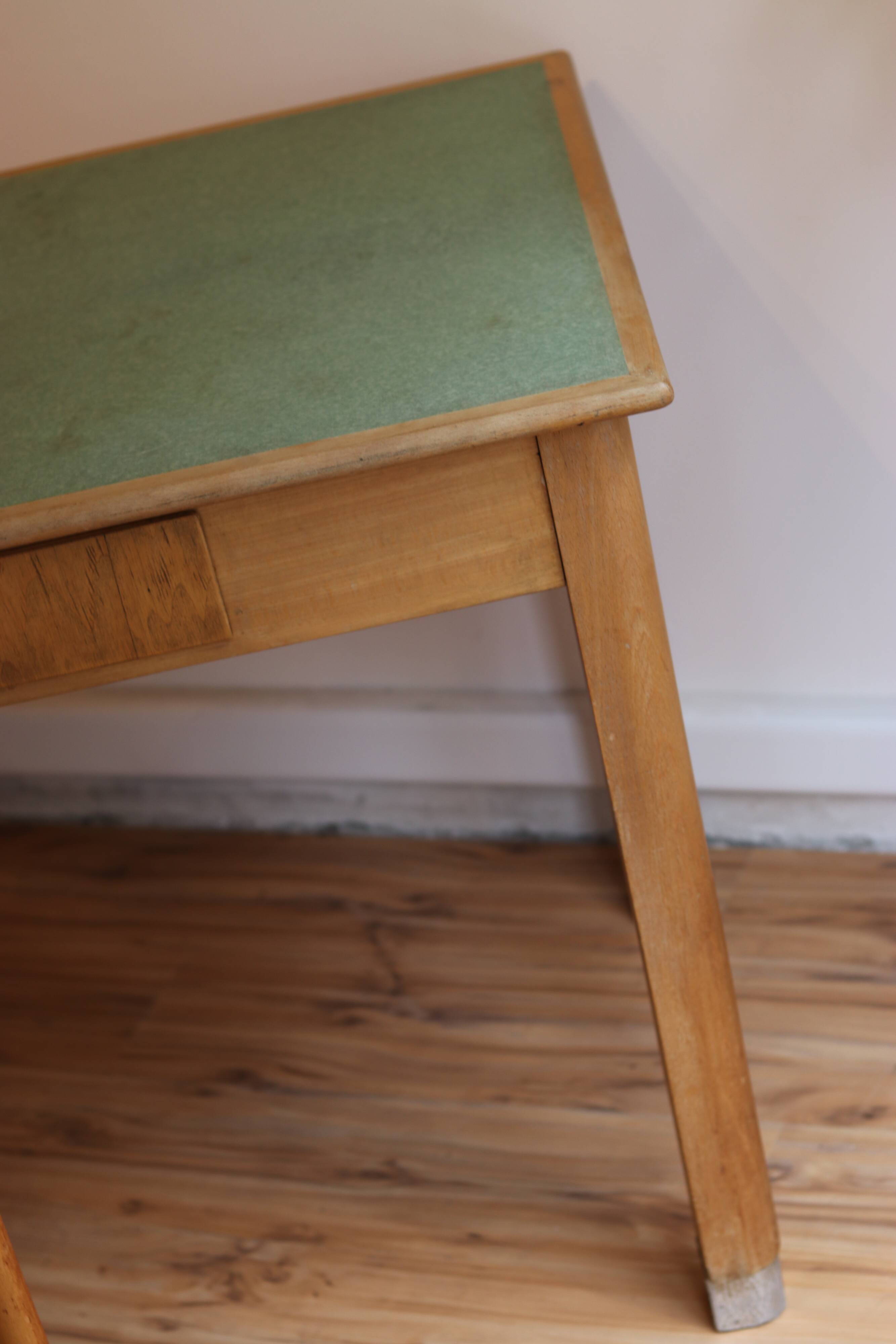 Light wood kitchen or office table, 1930s-40s