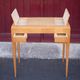 Wood desk, wood console