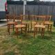 Set of 6 bistro chairs