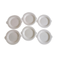 Set de 6 assiettes poisson Digoin Sarreguemines